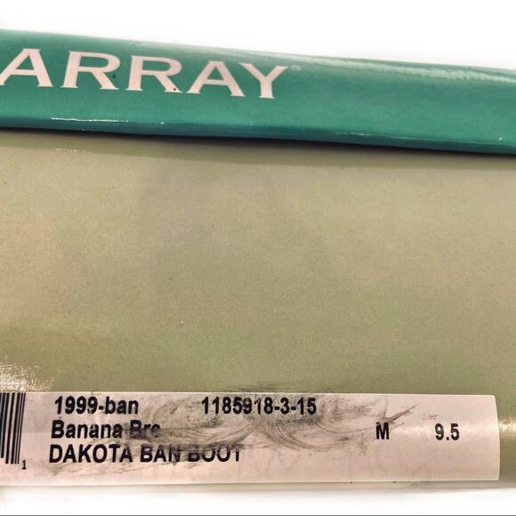 Knee High Boots Array Banana Bread Dakota Ban Zip Boots NWB Sz 9.5 - Picture 3 of 10